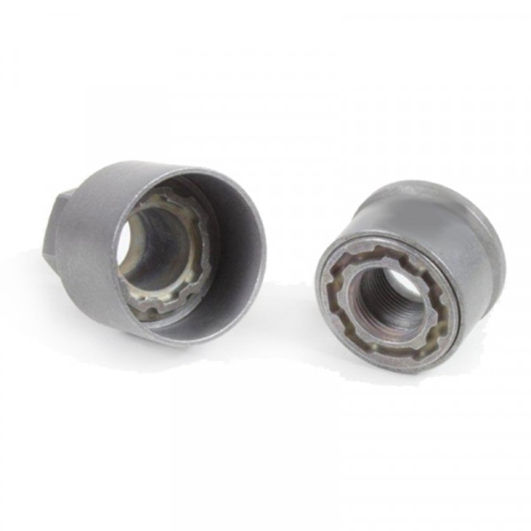 Sicustar Muttern-Felgenschloss offen M18 x 1,5 Flachbund Zyl. Scheibe SW27