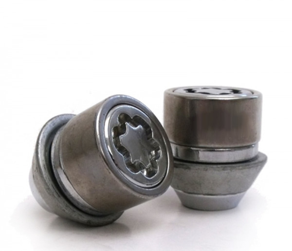 Sicustar Muttern-Felgenschloss geschlossen M12 x 1,5 Kegel 60° 2-teilig SW19 (Ford)