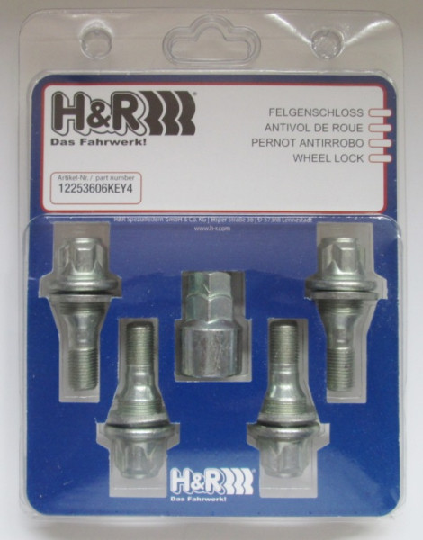 H&R Felgenschloss M12 x 1,25 x 36mm Flachbund SW17/19