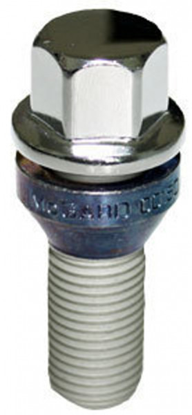 Radschraube M14 x 1,5 x 28mm Kegelbund 60° zweiteilig SW17 Chrom