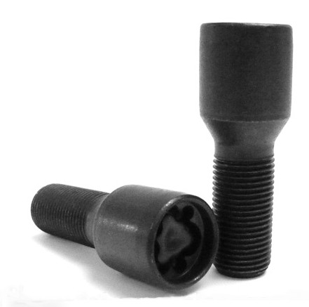 Sicutune Felgenschloss M14 x 1,5 x 35mm Kegelbund 60° SW17/19 (extra schmal) schwarz