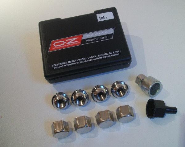 OZ Muttern-Felgenschloss M12 x 1,25 x 27mm Kegelbund offen SW21 D13