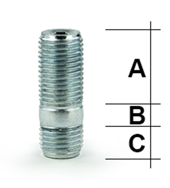 Doppelgewindebolzen 14 x 1,5 x 38mm