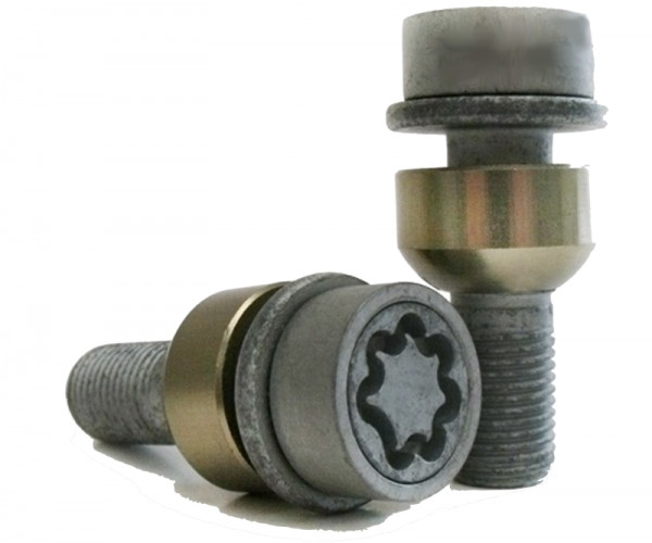 Sicustar Felgenschloss M14 x 1,5 x 34mm Kugel R14 SW19 (zweiteilig) Porsche, Audi, VW...