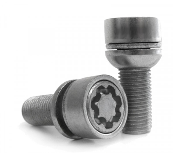 Sicustar Felgenschloss M14 x1,5 x 34mm Kugel R14 mit Versatz SW17