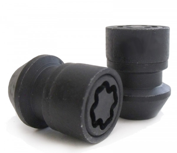 Sicustar Muttern-Felgenschloss geschlossen M14 x 1,5 x 34mm Kegel 60° SW19 (schwarz)